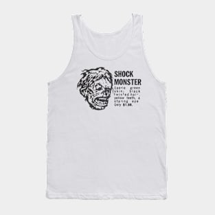 Shock Monster 1960s Horror Mask Tank Top